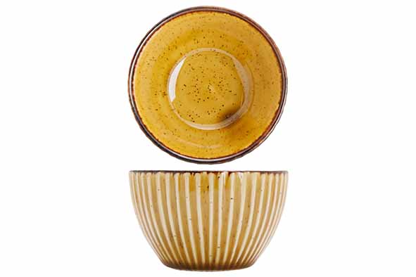 Solas Mustard Bol 8xH4,5cm